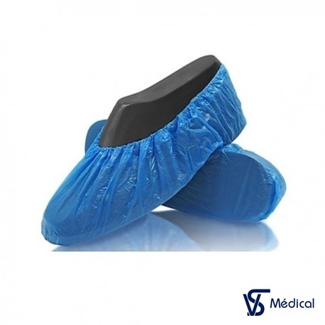 Couvre-chaussures réutilisables – Moyen, bleu S-19249BLU-M - Uline
